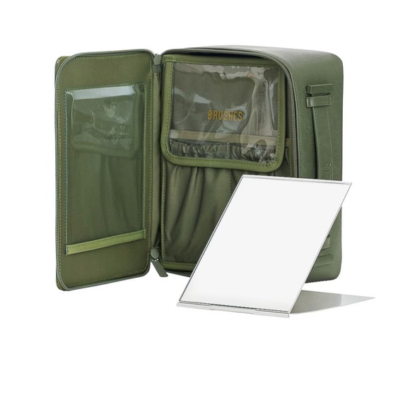 Beis The Cosmetic Case in Olive - Picture 4 of 5